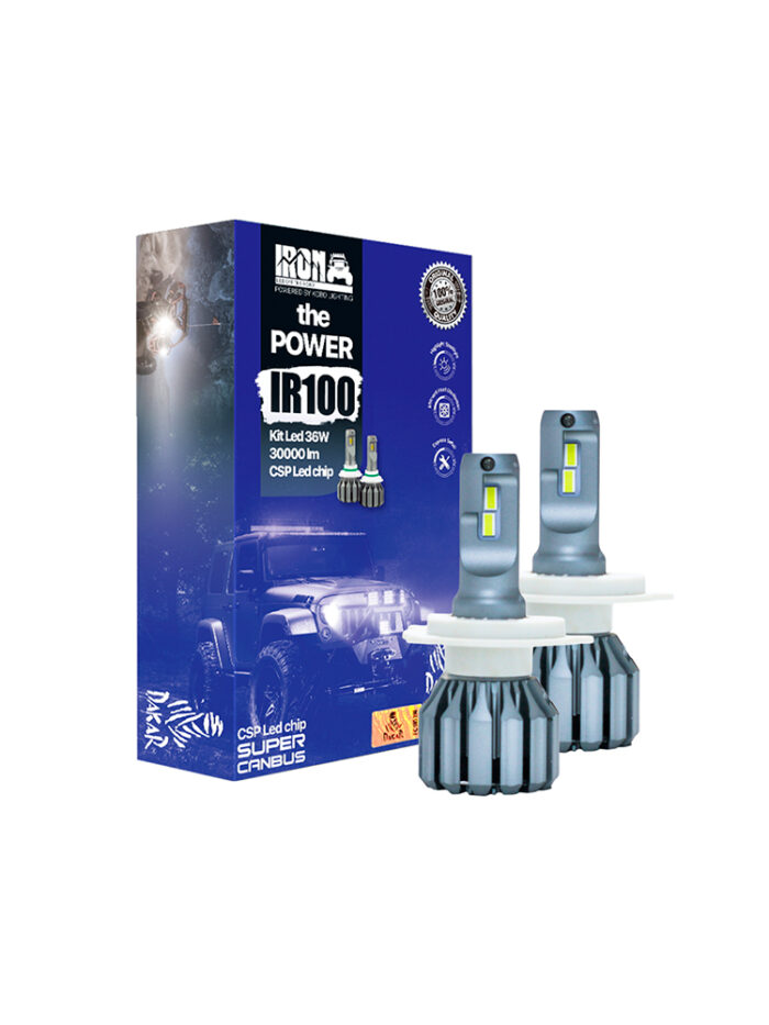CREE LED IR100 / 10MA GENERACION / CHIP CSP / SUPER CANBUS / 60000 LUMENS / 36 W / 12V / CON COOLER