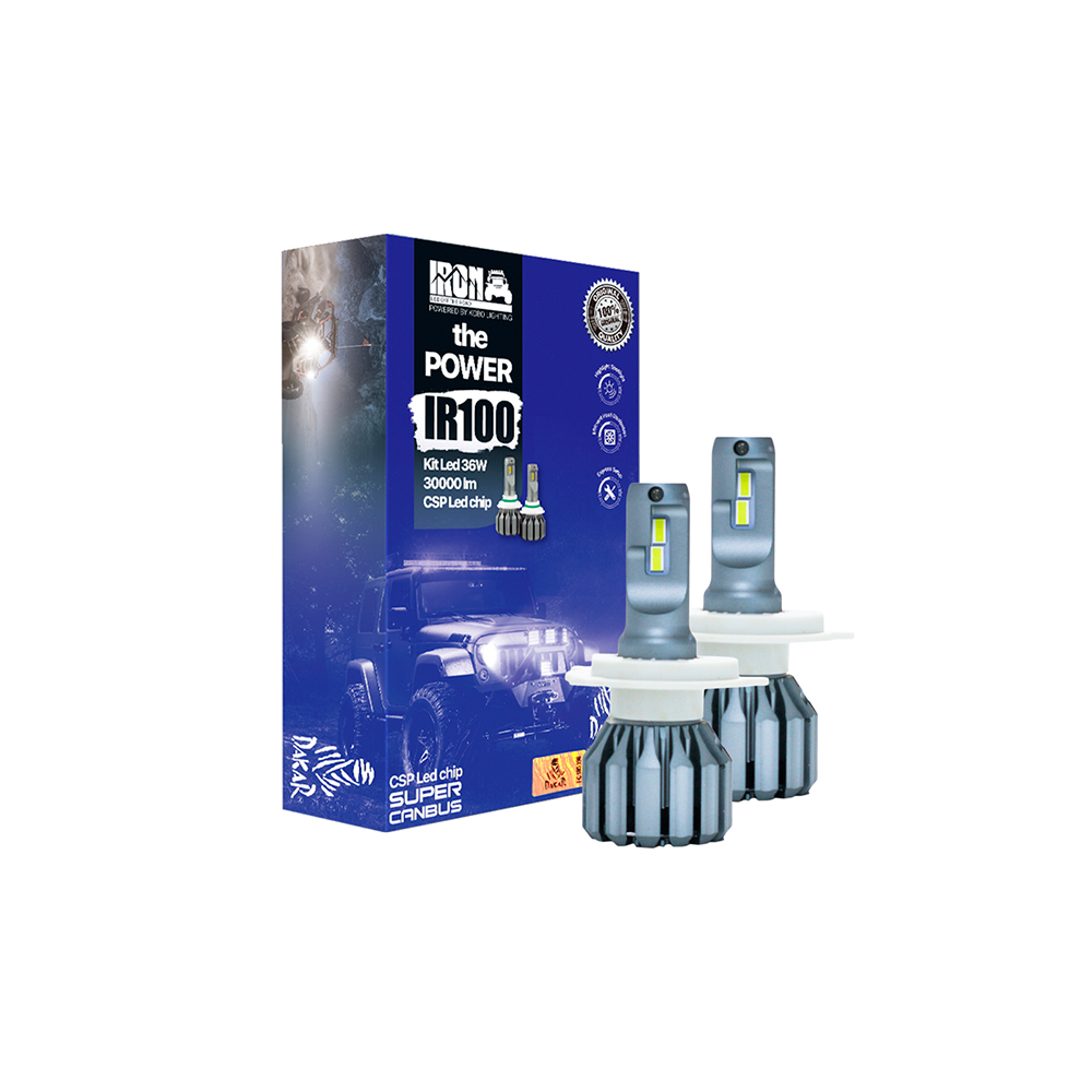 CREE LED IR100 10MA GENERACION CHIP CSP SUPER CANBUS 60000 LUMENS 36 W / 12V / CON COOLER