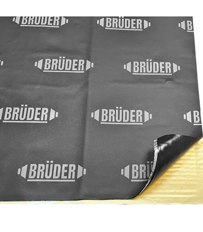 MEMBRANA INSONORIZANTE BRUDER ZZXY-05 / CON GOMA + ALUMINIO + BUTIL