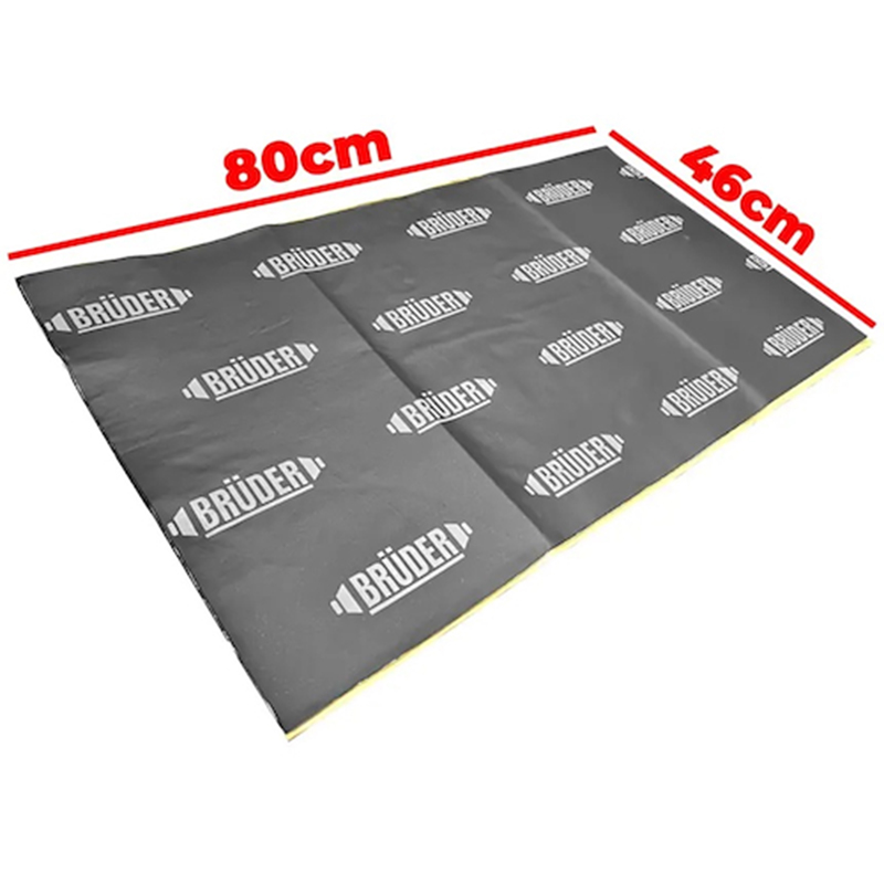 MEMBRANA INSONORIZANTE BRUDER ZZXY-05 / CON GOMA + ALUMINIO + BUTIL