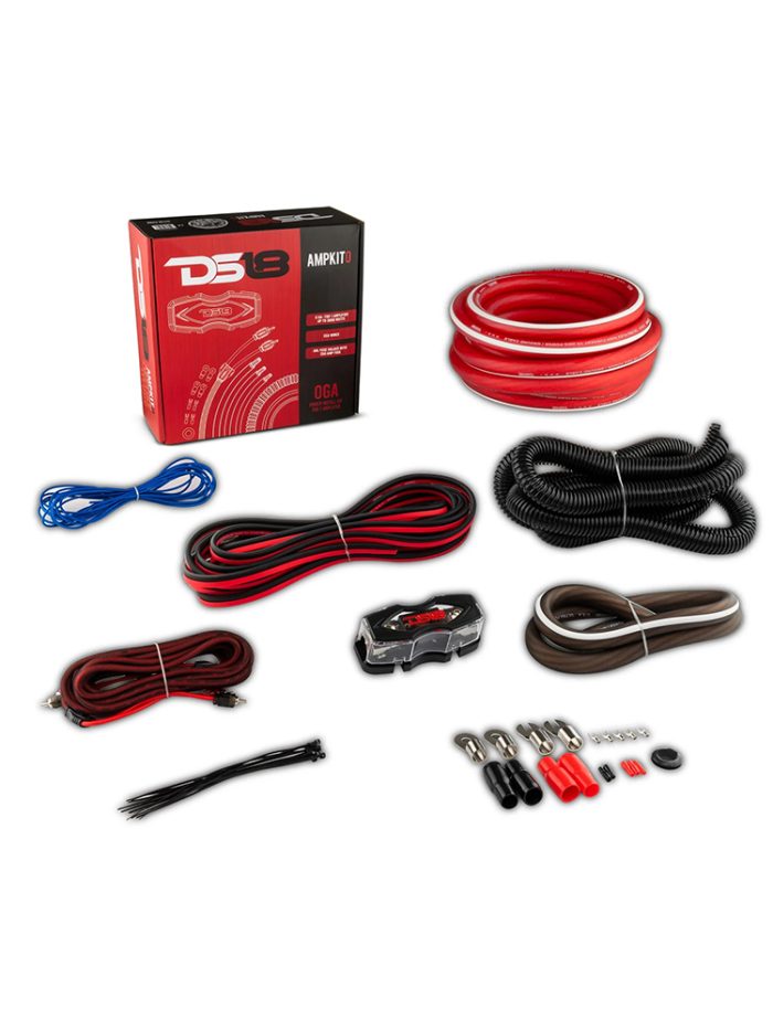 Kit de Cable de Instalacion DS18 AMPKIT de 0GA / 4GA / 8GA