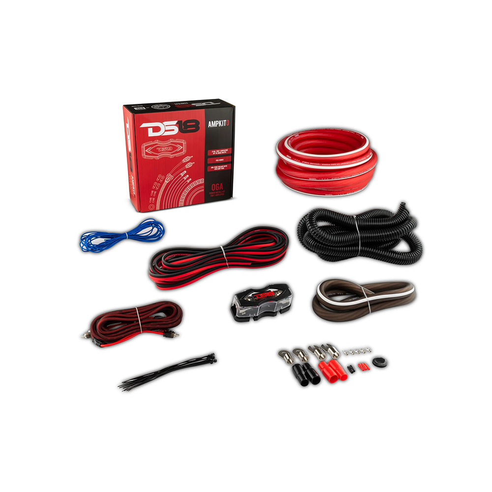 Kit de Cable de Instalacion DS18 AMPKIT de 0GA / 4GA / 8GA