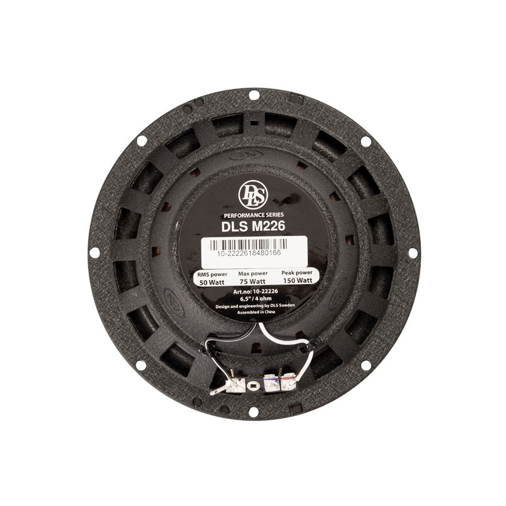 Parlantes DLS M-226 6.5 pulgadas coaxiales 50RMS TW MYLAR – imagen 3