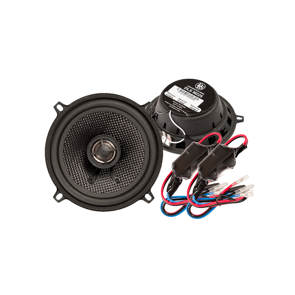 Parlantes DLS M-225 5,25 pulgadas coaxiales 50RMS TW MYLAR