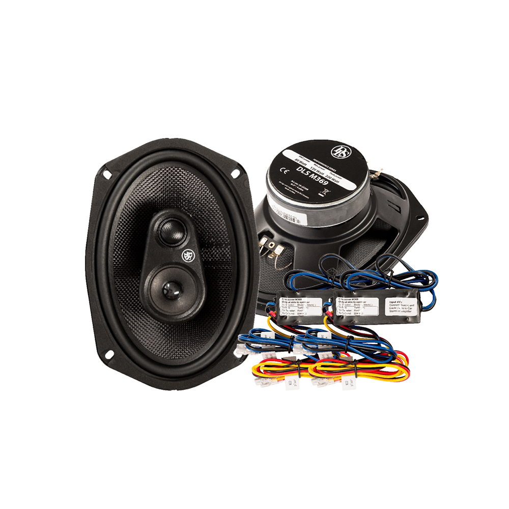 Parlantes DLS M-369 6.9 pulgadas 3 vias 80wRMS
