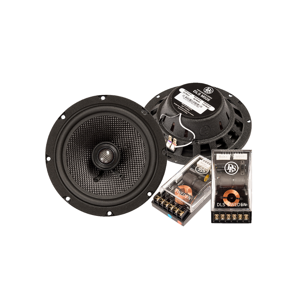 Parlantes DLS M-526i 6.5 pulgadas coaxiales 50RMS Tweeter SEDA