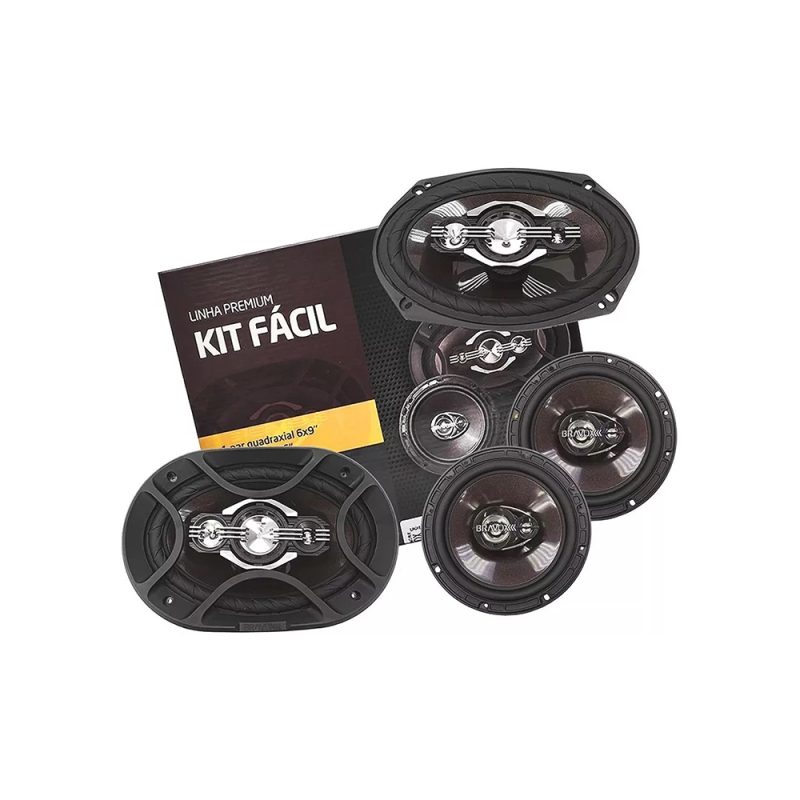 KIT FACIL BRAVOX P 6X9 + 6 PULGADAS / 300RMS / PREMIUM-LINE