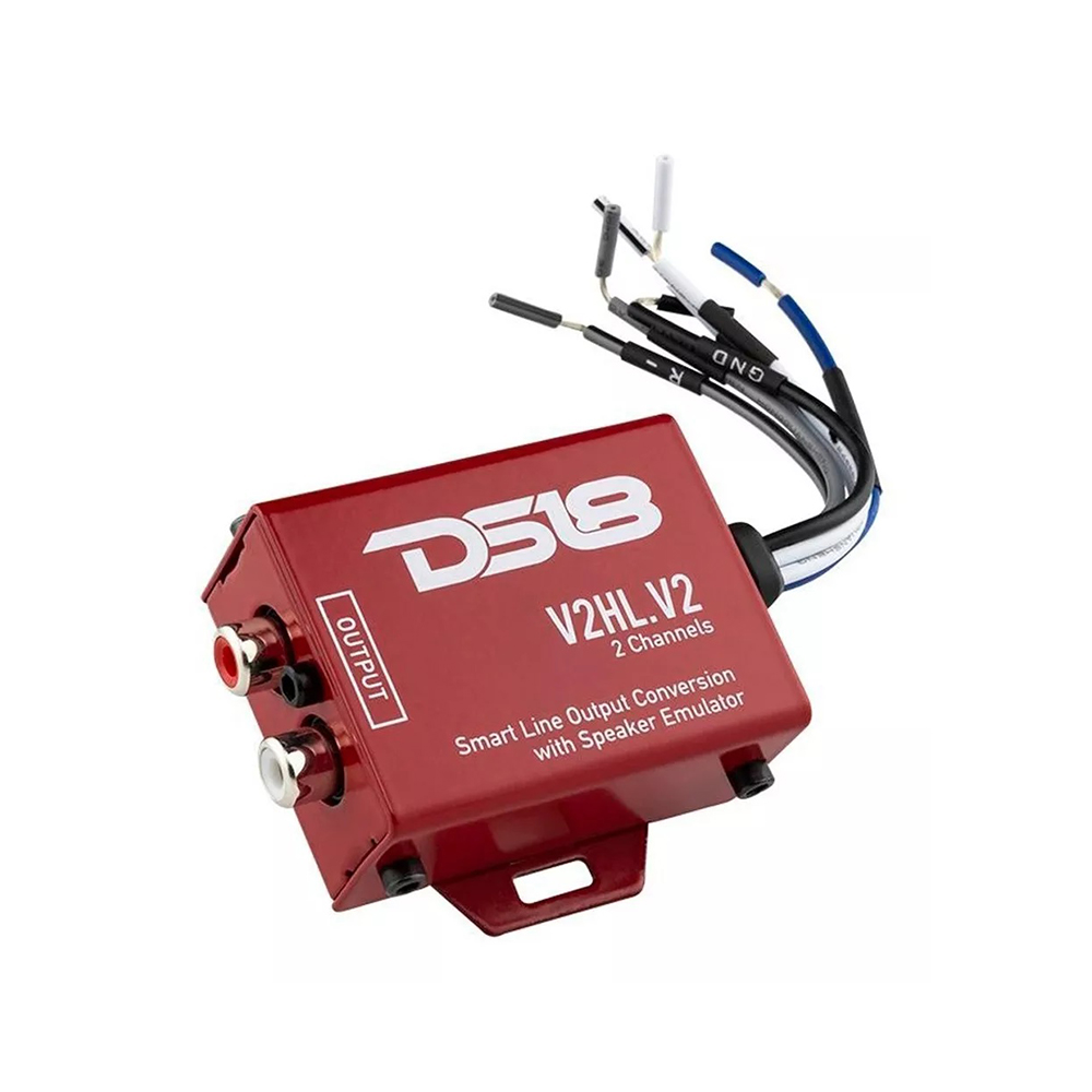 Adapt de Impedancia DS18 V2HL.V2 / 2 Ch con Emulador de Parlante