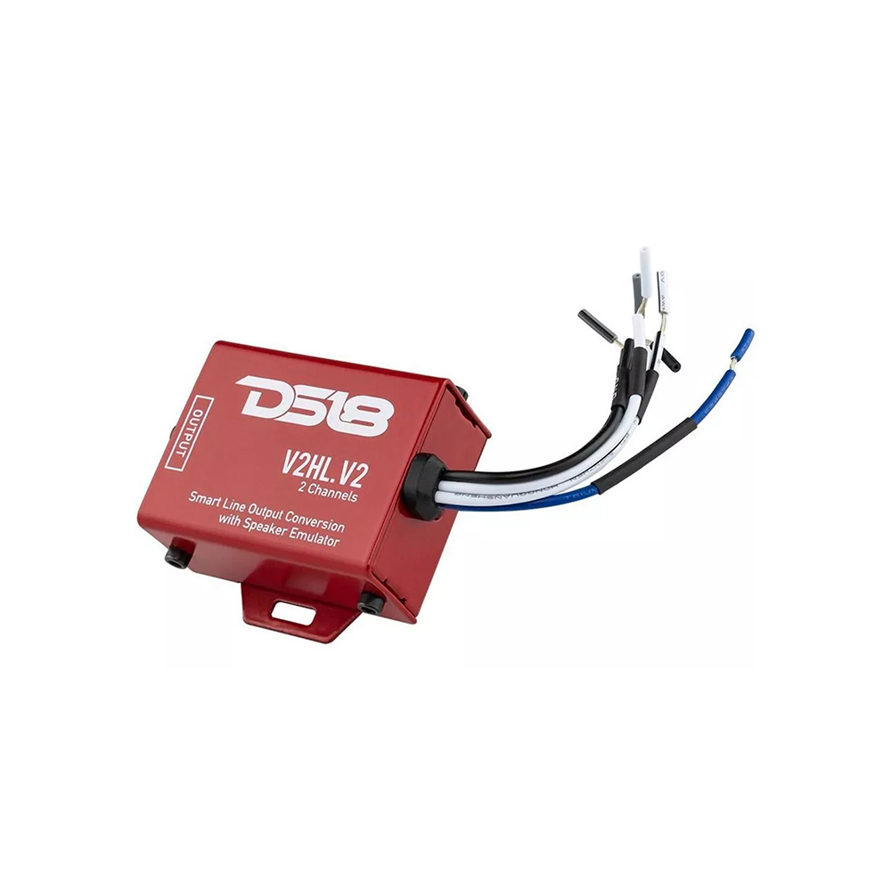 Adapt de Impedancia DS18 V2HL.V2 / 2 Ch con Emulador de Parlante