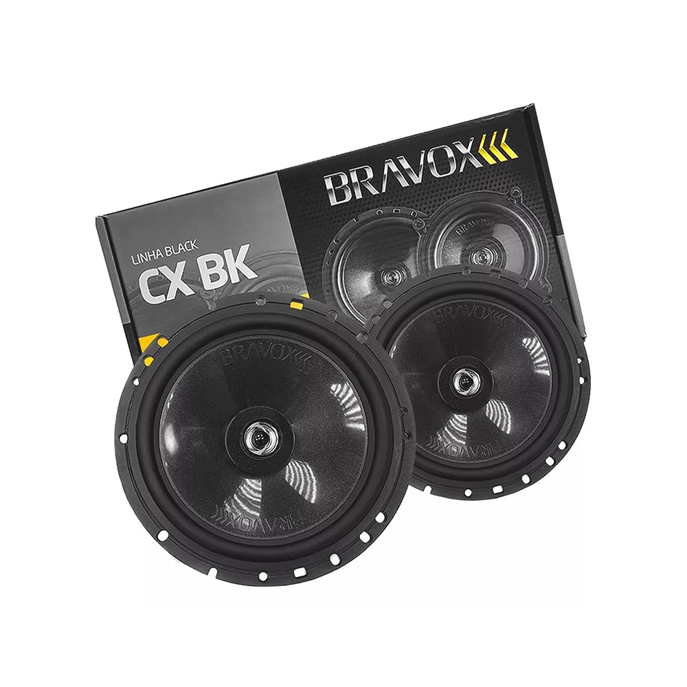 PARLANTES BRAVOX CX60 BK 6 PULGADAS 120RMS BLACK-LINE