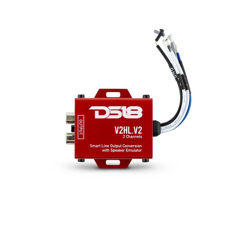 Adapt de Impedancia DS18 V2HL.V2 / 2 Ch con Emulador de Parlante