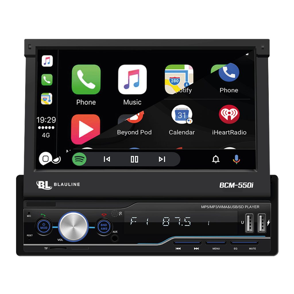 ESTEREO IN DASH BLAULINE BCM-550i 7 PULGADAS ANDROID AUTO-CAR PLAY MIRROR