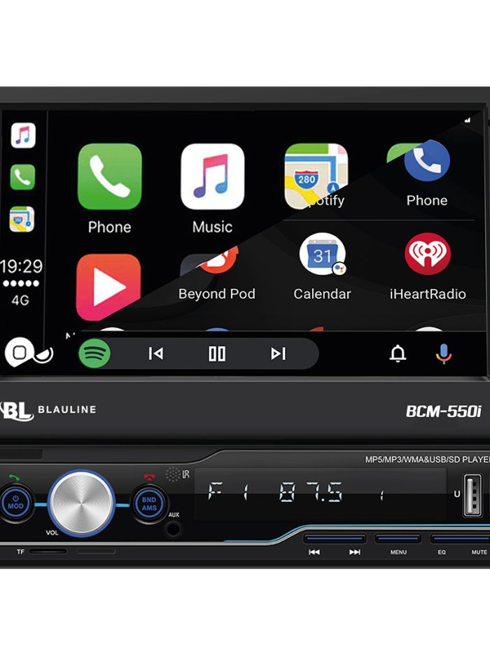 ESTEREO IN DASH BLAULINE BCM-550i / 7 PULGADAS / ANDROID AUTO-CAR PLAY / MIRROR