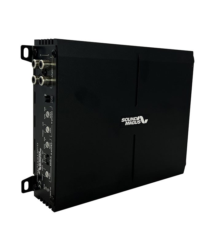 AMPLIFICADOR SOUNDMAGUS CS1200.4 / 4 CANALES X 300RMS