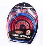 KIT DE CABLES MAVERICK AWK-4GA-B / 4 gauge / 2500 watts