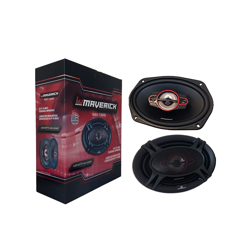 PARLANTES MAVERICK-10690 6x9 PULGADAS 600W 4 VIAS