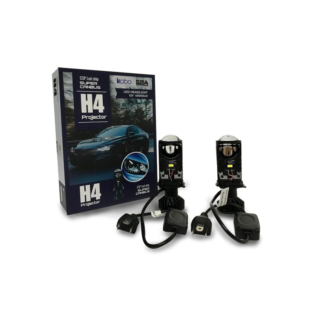 Cree Led KOBO KB1 H4 Super Canbus Csp Proyector Con Lupa
