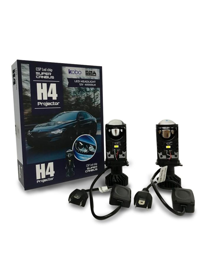 CREE LED KOBO KB1 H4 / SUPER CANBUS / CSP PROYECTOR CON LUPA