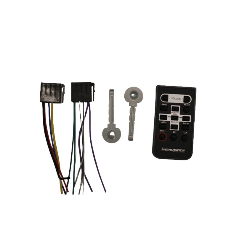ESTEREO SIMPLE DIN MAVERICK MAV-1550 / BLUETOOTH / AUX / 2 PARES RCA / CONTROL REMOTO