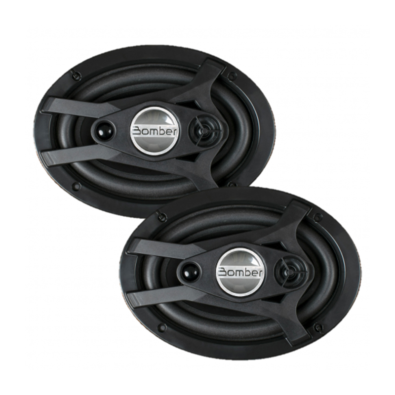 BOMBER BBMAX 2X100W 6X9 CUATRIAXIAL 100W