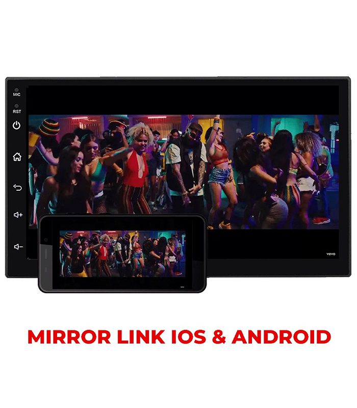 ESTEREO DOBLE DIN BLAULINE BCM-790A / 7 PULGADAS / CARPLAY INALAMBRICO