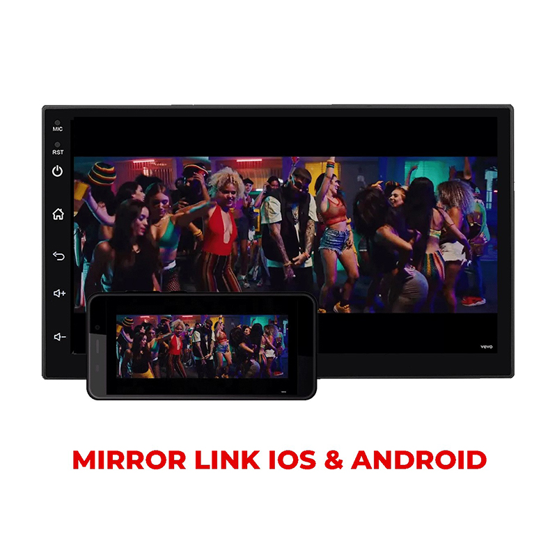 ESTEREO DOBLE DIN BLAULINE BCM-790A / 7 PULGADAS / CARPLAY INALAMBRICO