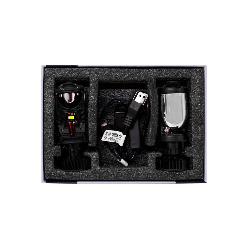 Cree Led KOBO KB1 H4 Super Canbus Csp Proyector Con Lupa