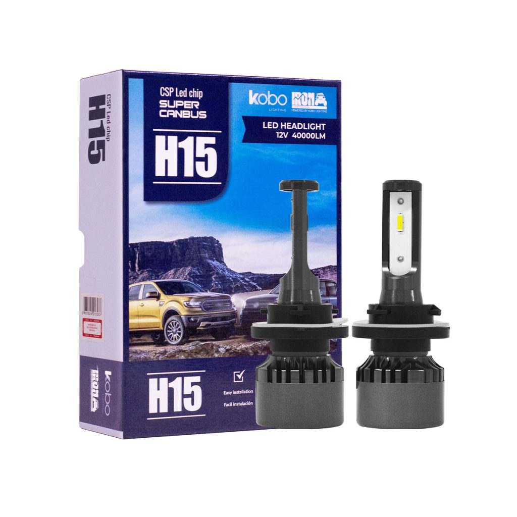 Cree Led KB1 H15 Canbus Alta Diurna Alta Gama Sin Lupa
