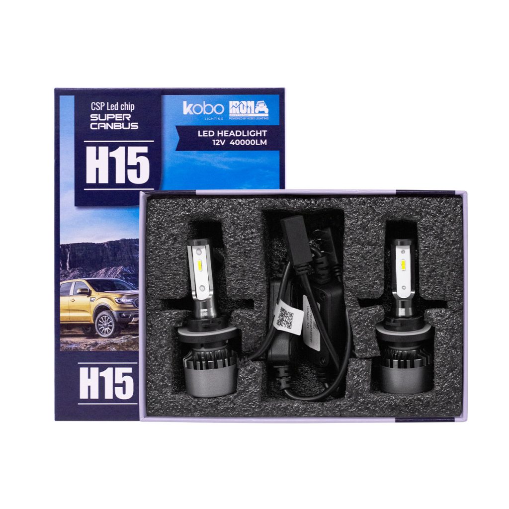 Cree Led KB1 H15 Canbus Alta Diurna Alta Gama Sin Lupa – imagen 8