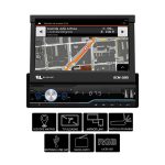 ESTEREO In Dash BLAULINE BCM-590i / 7 PULGADAS / GPS / MIRROR LINK