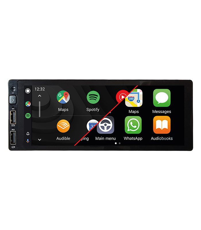 ESTEREO SIMPLE DIN BLAULINE BCM-680A / 6.8 PULGADAS / ANDROID / AUTO CARPLAY / GPS