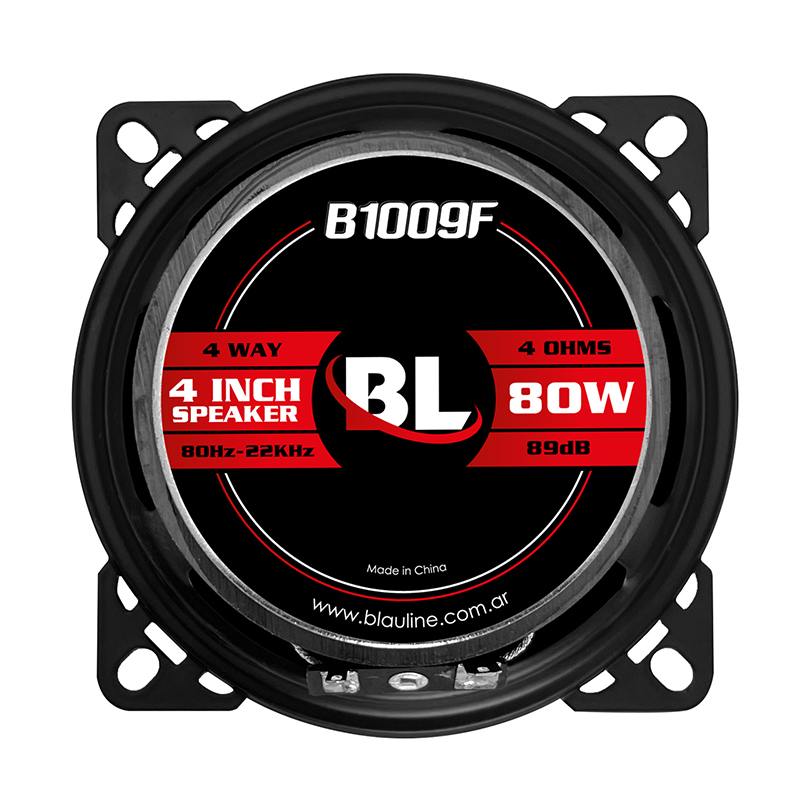 PARLANTE BLAULINE B1009F / 4 PULGADAS / COAXIAL / 80W / 4 Vías