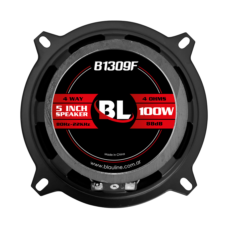 PARLANTE BLAULINE B1309F / CUATRIAXIAL / 5 PULGADAS / 100w / 4 Vías