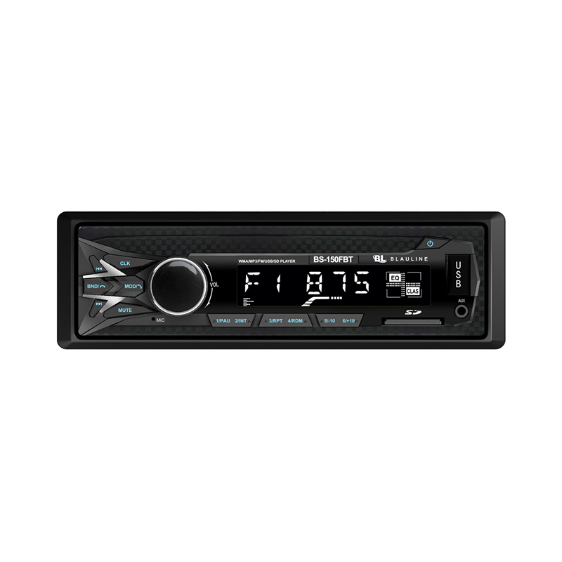 ESTEREO SIMPLE DIN BLAULINE BS-150FBT / CON USB / AUX / BT / FRENTE FIJO