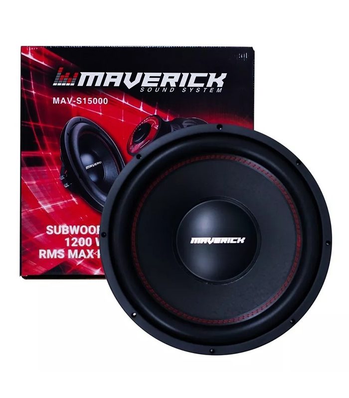 SUBWOOFER MAVERICK S15000 / 15 PULGADAS / DOBLE BOBINA / 1200WRMS