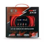 KIT DE CABLES DYNAHERTZ ZK8 / 8AWG / ALTA CALIDAD