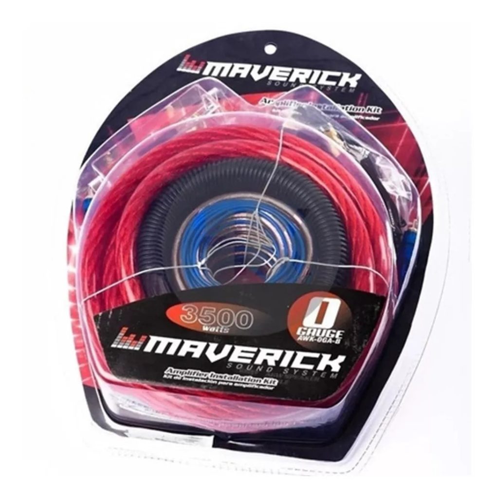 KIT DE CABLES MAVERICK AWK 0GA B 0 gauge 3500 watts