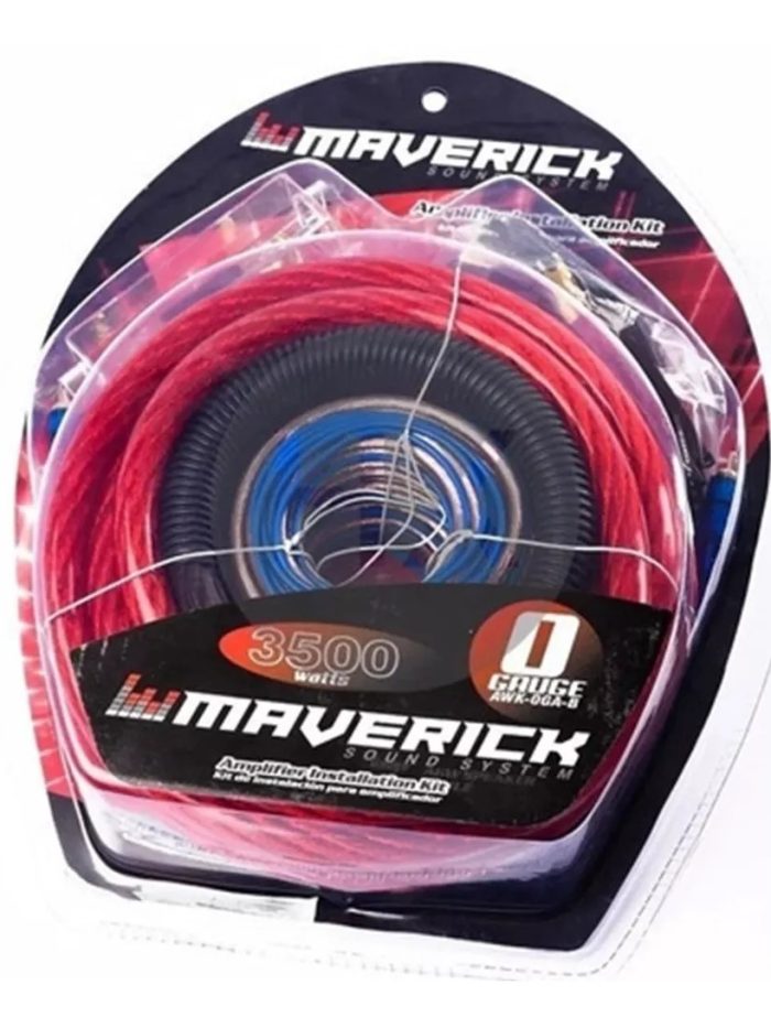 KIT DE CABLES MAVERICK AWK-0GA-B / 0 gauge / 3500 watts