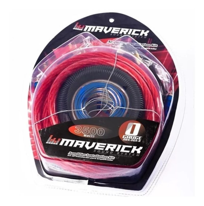 KIT DE CABLES MAVERICK AWK-0GA-B / 0 gauge / 3500 watts