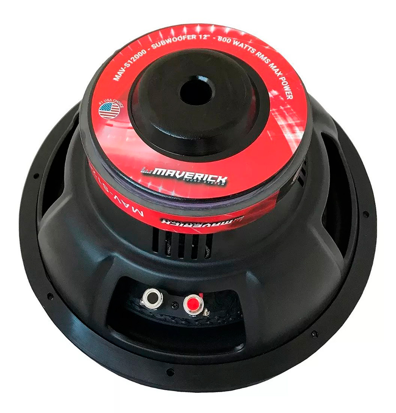 SUBWOOFER MAVERICK S12000 / 12 PULGADAS / DOBLE BOBINA / 800WRMS