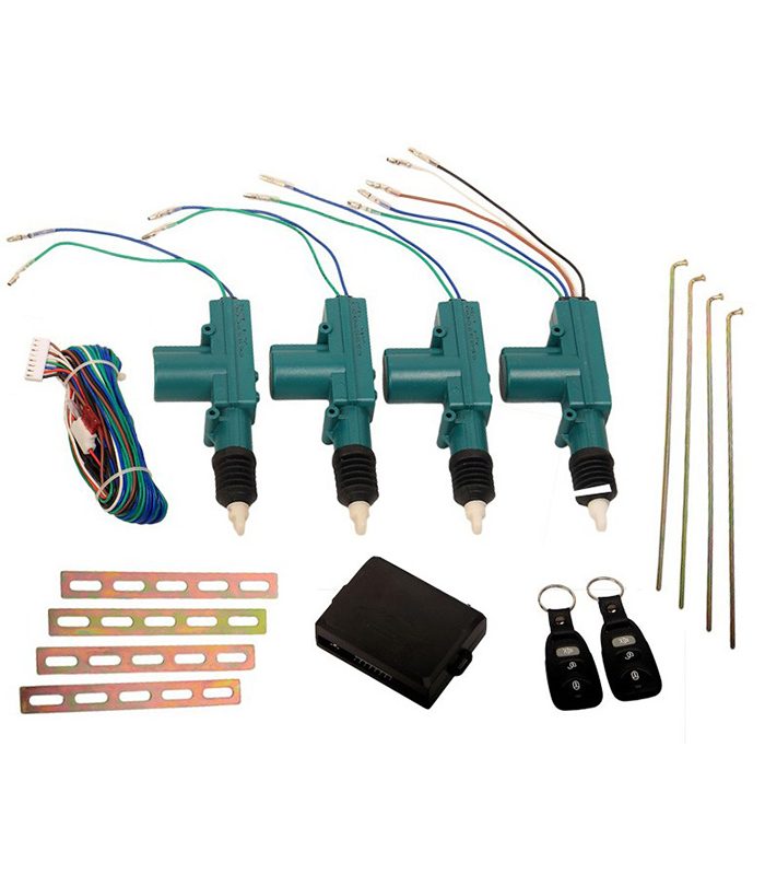 KIT TRABAPUERTAS GUARDTEX GCL-4R / PARA 4 PUERTAS CON CONTROL REMOTO