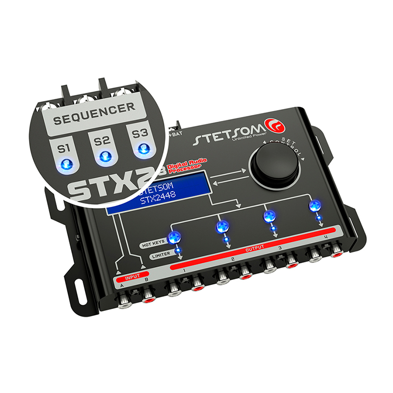 PROCESADOR STETSOM STX2448 / 4 CANALES