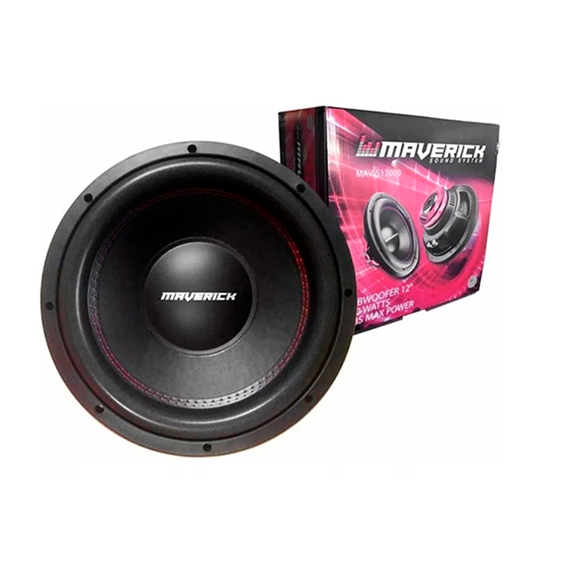 SUBWOOFER MAVERICK S12000 / 12 PULGADAS / DOBLE BOBINA / 800WRMS