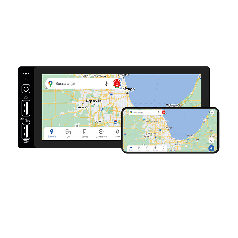 ESTEREO SIMPLE DIN BLAULINE BCM-680A / 6.8 PULGADAS / ANDROID / AUTO CARPLAY / GPS