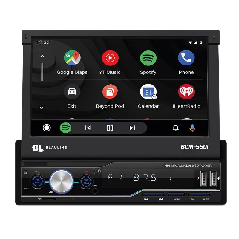 ESTEREO IN DASH BLAULINE BCM-550i / 7 PULGADAS / ANDROID AUTO-CAR PLAY / MIRROR
