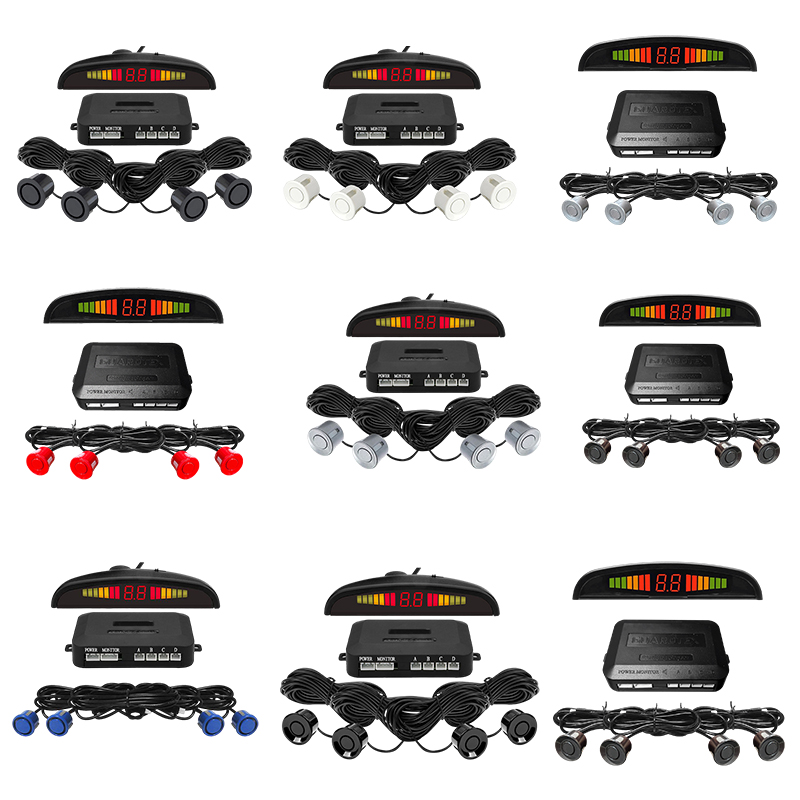 KIT DE 4 SENSORES DE ESTACIONAMIENTO GUARDTEX GPS-4 / COLORES A ELECCION
