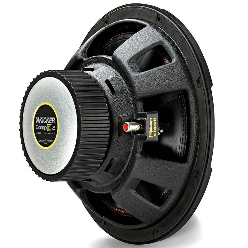 SUBWOOFER KICKER 44CWCS124 / 12 PULGADAS / 300RMS / BOBINA SIMPLE / 4ohms