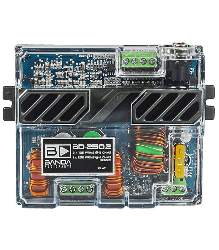 AMPLIFICADOR BANDA BD250.2 / 2 CANALES / FULL RANGO