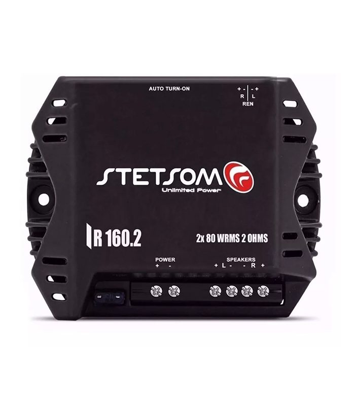 AMPLIFICADOR STETSOM IRON160.2 2CH 80WRMS X2