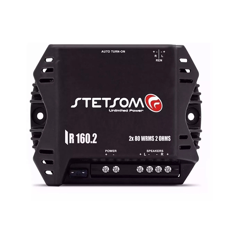 Amplificador STETSOM IRON160.2 2CH 80 wrms